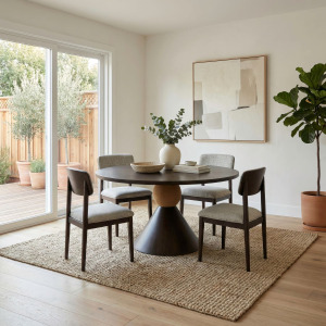 Briarcrest 5 Piece Round Ped Table Set