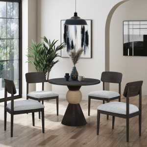 Briarcrest Opt 5 Piece Round Table Set