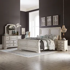 King California Sleigh Bed