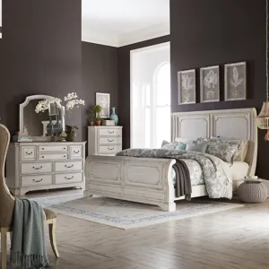 Queen Sleigh Bed