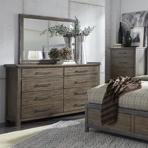 Sonoma Road King California Poster Bed, Dresser & Mirror, Chest, Nightstand