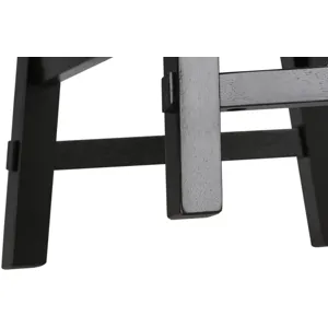 Creations 24 Inch Sawhorse Counter Stool - Black (RTA)