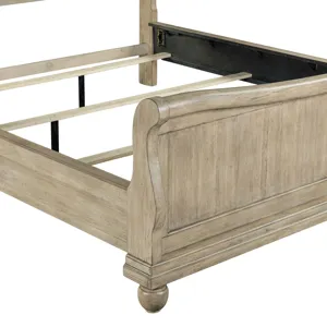 Rustic Traditions King California Sleigh Bed