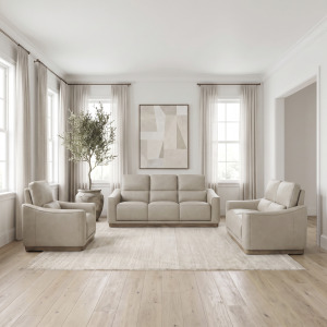Baker Sofa w/ Loveseat & Recliner
