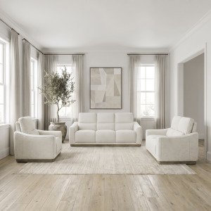 Baker Sofa w/ Loveseat & Recliner