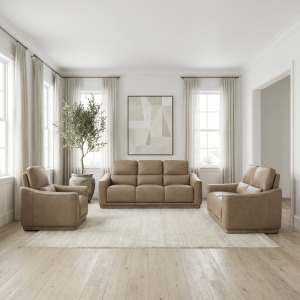 Baker Sofa w/ Loveseat & Recliner