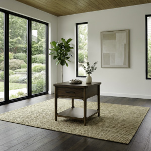 Century Modern Rectangular End Table