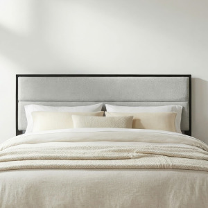 Century Modern King Uph Panel Headboard