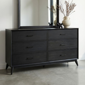 Century Modern 6 Drawer Dresser