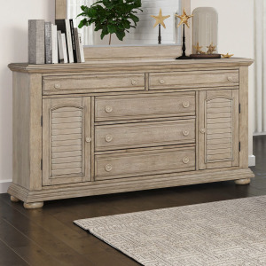 Summer House 2 Door 5 Drawer Dresser