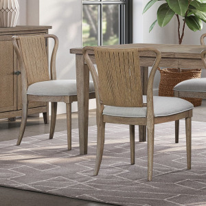 Sheridan Pointe Shaped Corded Back Side Chair (RTA)