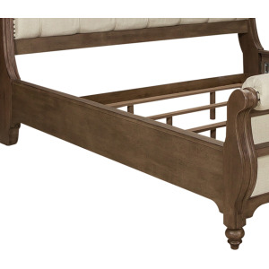 Americana Farmhouse Cali King Sleigh Bed Rails