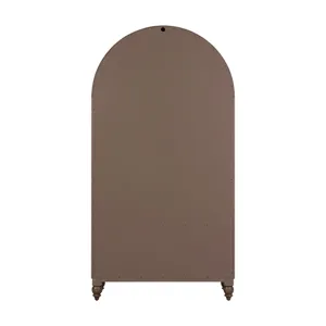 Americana Farmhouse Arched Display Cabinet