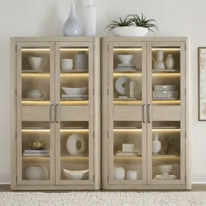 South Bend 2 Piece Bunching Cabinet Set