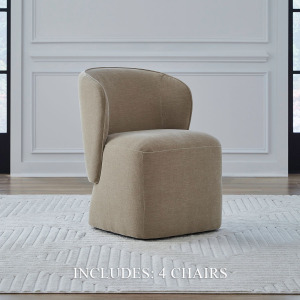Wicker Accent Dining Chairs - Set of 4