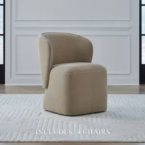 Wicker Accent Dining Chairs - Set of 4