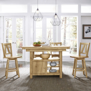 Lindsey Farm 5 Piece Gathering Table Set