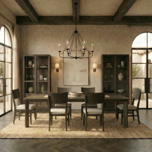 Stillwater Opt 7 Piece Rectangular Table Set