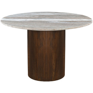 Kaleidoscope Round Pedestal Marble Table Top