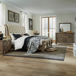 Kaine Brown Queen 4 Piece Set