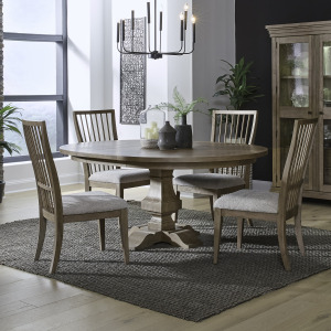 Haven Hills 5 Piece Pedestal Table Set