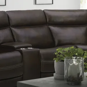 Blair Armless Recliner P2 & ZG - Cognac