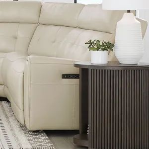 Carrington L Arm Recliner P3 & ZG - Baja Stone