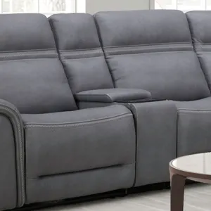 Cooper Armless Chair - Blue Gray