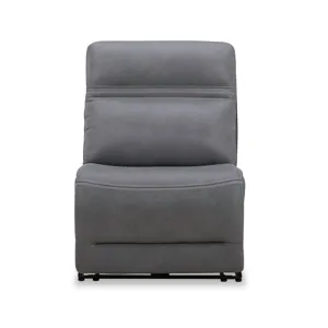 Cooper Armless Recliner P3 & ZG - Blue Gray