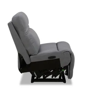 Cooper Armless Recliner P3 & ZG - Blue Gray