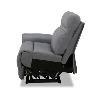 Cooper L Arm Recliner P3 & ZG - Blue Gray