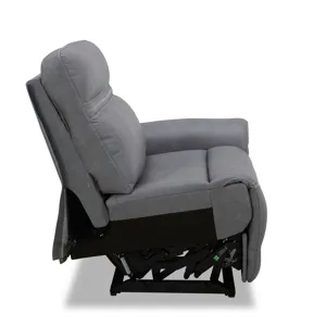 Cooper R Arm Recliner P3 & ZG - Blue Gray