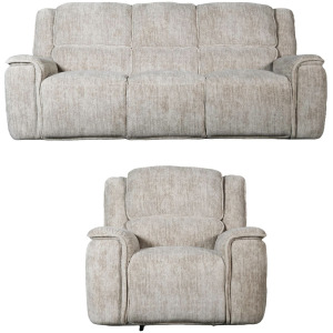 Clayton Sofa & Recliner