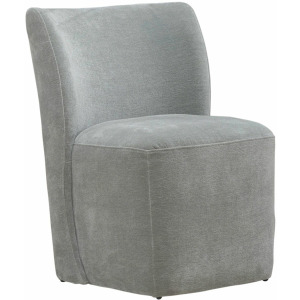 Accent Dining Chair w/ Casters - Sapphire