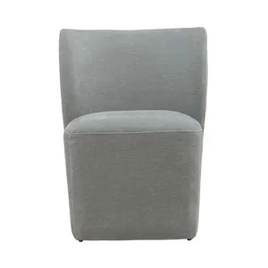 Accent Dining Chair w/ Casters - Sapphire