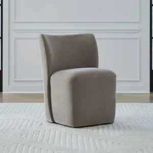 Accent Dining Chair w/ Casters - Sapphire