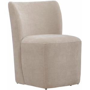 Accent Dining Chair w/ Casters - Wicker