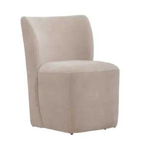 Accent Dining Chair w/ Casters - Wicker