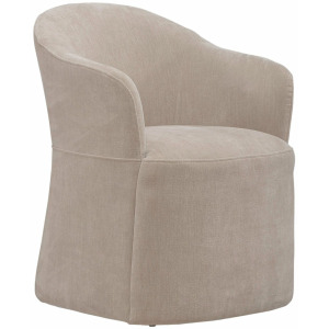 Accent Dining Chair w/ Casters - Wicker