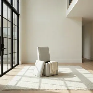 Accent Dining Accent Storage Dining Chair w/ Casters