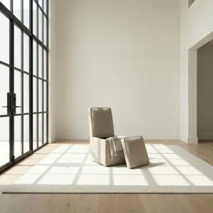 Accent Dining Accent Storage Dining Chair w/ Casters