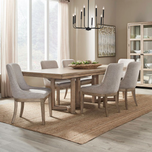 Robindale Opt 7 Piece Double Pedestal Table Set