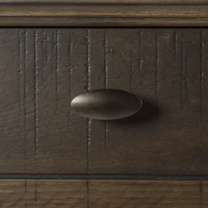 Catawba Hills King California Poster Bed, Dresser & Mirror, Chest