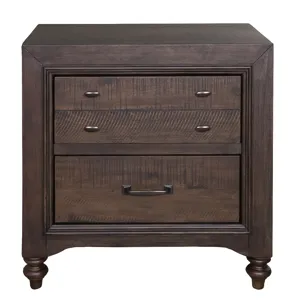 Catawba Hills King California Poster Bed, Dresser & Mirror, Chest, Night Stand
