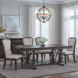 Provence Park Opt 5 Piece Trestle Table Set