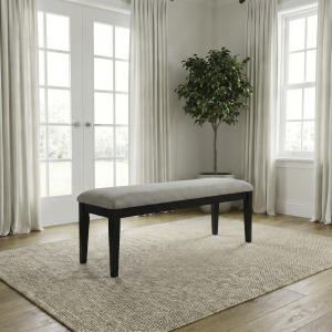 Chesapeake Charm Dining Bench (RTA) - Black