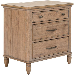 Hickory Grove Nightstand w/ Charging Station