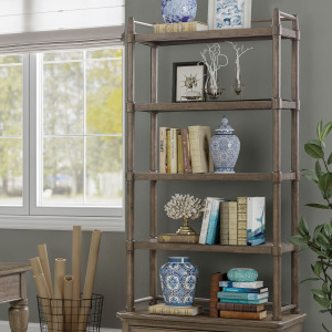Hickory Grove Open Bookcase Top