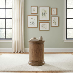 Hickory Grove Drum End Table