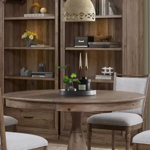 Hickory Grove Round Pedestal Table Top